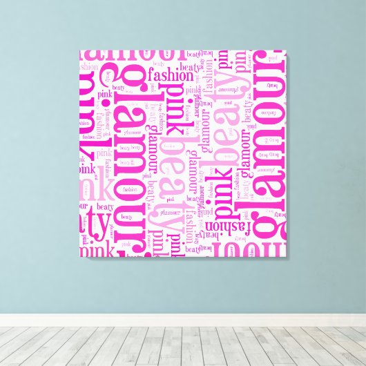 Glamour Leinwanddruck (Insitu (Holzboden))