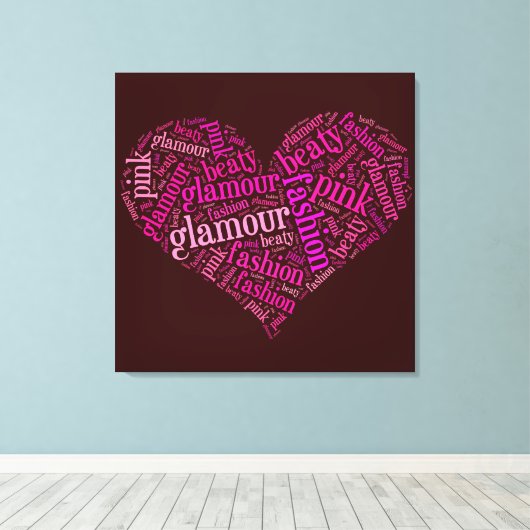 Glamour Leinwanddruck (Insitu (Holzboden))