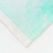 Glamour Lila Eyes & Brows Wasserfarbe Fleecedecke (Ecke)