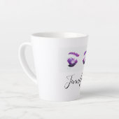 Glamour Lila Eyes & Brows Wasserfarbe Milchtasse (Linke Ecke)