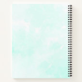 Glamour Lila Eyes & Brows Wasserfarbe Notizblock (Rückseite)