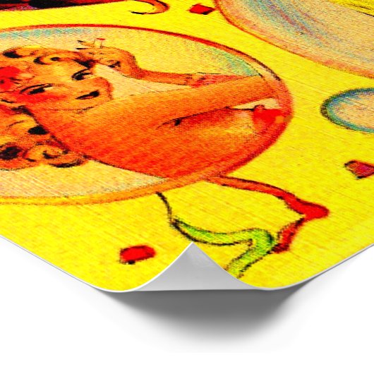 Glamour-Mädchen der 40er Jahre Poster (Ecke)