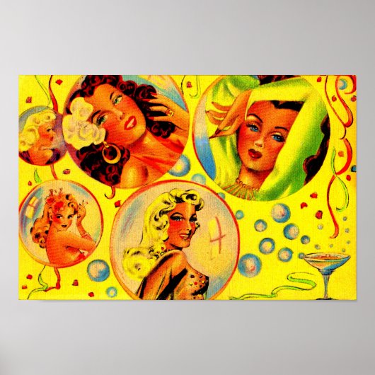 Glamour-Mädchen der 40er Jahre Poster (Vorne)