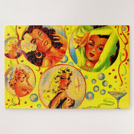 Glamour-Mädchen der 40er Jahre Puzzle (Horizontal)