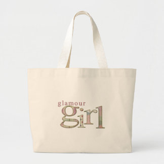 Glamour-Mädchen Jumbo Stoffbeutel