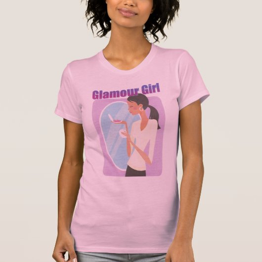 Glamour-Mädchen T-Shirt (Vorderseite)