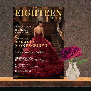 Glamour Magazine Style 18. Geburtstag Einladung