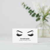 Glamour Makeup Artist Eyelash beruflich Visitenkarte (Stehend Vorderseite)