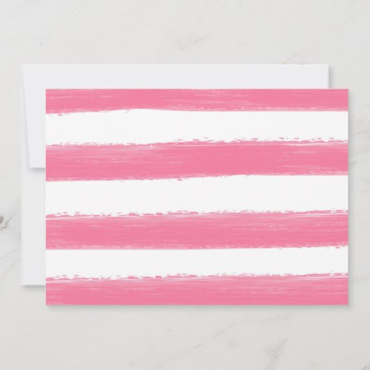 Glamour Makeup Geburtstagsparty Einladung (Rückseite)