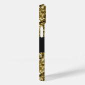 Glamour Mit Monogramm Sparkle Metallic Gold Case-Mate iPhone Hülle (Rückseite / Rechts)