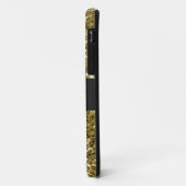 Glamour Mit Monogramm Sparkle Metallic Gold Case-Mate iPhone Hülle (Hinten/Links)