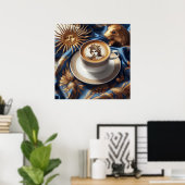 Glamour Mode Luxus Lifestyle Foto Poster (Heimbüro)