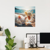 Glamour Mode Luxus Lifestyle Foto Poster (Heimbüro)