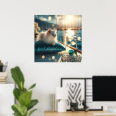 Glamour Mode Luxus Lifestyle Foto Poster (Heimbüro)