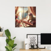 Glamour Mode Luxus Lifestyle Foto Poster (Heimbüro)