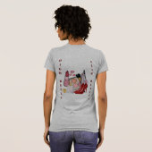 Glamour-Mode, Make-up-Essentials T-Shirt für sie (Schwarz voll)