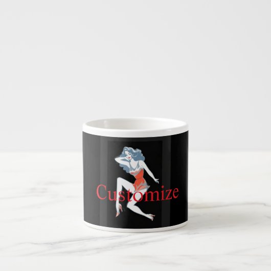 Glamour Model Posing Thunder_Cove Espressotasse (Vorderseite)