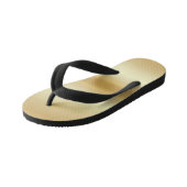 Glamour Modern Custom Imitats Gold Template Kinderbadesandalen (Schrägansicht)