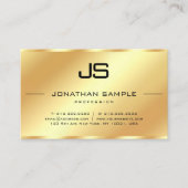 Glamour Moderner QR-Code Visitenkarte (Vorderseite)