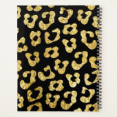 Glamour Oma Gold Black Animal Print Glam ma Planer (Rückseite)