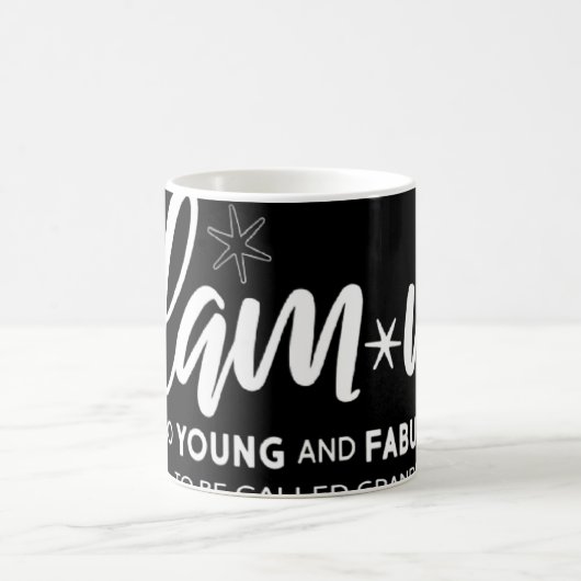 Glamour Oma Young and Fabululous Glamma Glam m Kaffeetasse (Mittel)