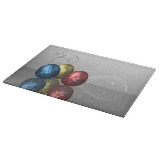 Glamour-Ostereier - Ausschnitt-Brett Schneidebrett (Ecke)