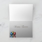 Glamour Ostereier - Grußkarte Feiertagskarte (Innenseite)