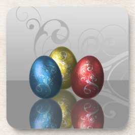 Glamour Ostereier - Untersetzer aus Kunststoff