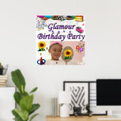 Glamour Party Poster Matte (Heimbüro)