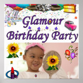 Glamour Party Poster Matte (Vorne)