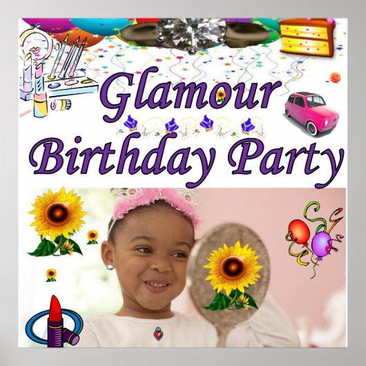 Glamour Party Poster Matte (Vorne)
