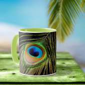 Glamour Peacock Feather Black Tasse