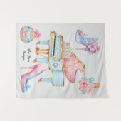 Glamour Piano Wandteppich (Vorderseite (Horizontal))