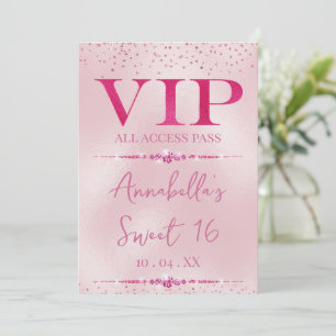 Glamour Pink Diamonds VIP Einladung