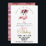 Glamour Pink Flamingo 50. Geburtstag Einladung<br><div class="desc">Glamour Pink Flamingo 50. Geburtstag Einladung für Frauen. Durch Klicken auf Personalisieren können Sie den Beispieltext ganz individuell anpassen. Klicken Sie auf Anpassen/Bearbeiten mit dem Entwurfstool,  um den Schriftart,  die Farbe des Schriftartes,  die Größe des Schriftartes zu ändern oder um Text- oder Entwurfselemente hinzuzufügen/zu löschen/zu ändern.</div>