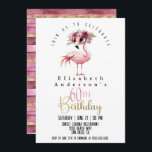Glamour Pink Flamingo 60. Geburtstag Einladung<br><div class="desc">Glamour Pink Flamingo 60. Geburtstag Einladung für Frauen. Durch Klicken auf Personalisieren können Sie den Beispieltext ganz individuell anpassen. Klicken Sie auf Anpassen/Bearbeiten mit dem Entwurfstool,  um den Schriftart,  die Farbe des Schriftartes,  die Größe des Schriftartes zu ändern oder um Text- oder Entwurfselemente hinzuzufügen/zu löschen/zu ändern.</div>