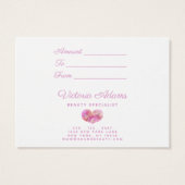 Glamour pink Glitzern | Salon Gift Certificate (Rückseite)