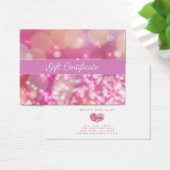 Glamour pink Glitzern | Salon Gift Certificate (Schreibtisch)
