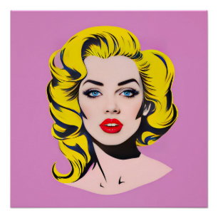 Glamour Pop Art Poster