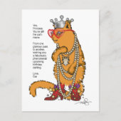 Glamour Puss Postkarte (Vorderseite)