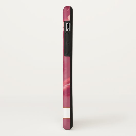 Glamour Red Velvet Marmor Case-Mate iPhone Hülle (Hinten/Links)