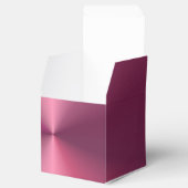 Glamour Rosa Lila Moderne Elegante Vorlage Geschenkschachtel (Geöffnet)