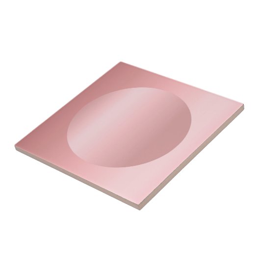 Glamour Rose Gold anpassbare Image Template Fliese (Seite)