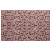 Glamour Rose Gold Black Glitzer Blume Stoff (Fat Quarter (45,7 x 55,9 cm))