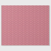 Glamour Rose Gold Hearts Imitate Glitzer Muster Wr Geschenkpapier (Flach)