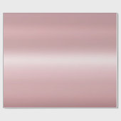 Glamour Rose Gold Metallic Look Elegant Moderne Geschenkpapier (Flach)