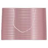 Glamour Rose Gold Template Elegant Moderne Moderne Große Geschenktüte (Vorderseite)