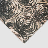 Glamour Rose Goldbronze Rustikales Blumengläschen Seidenpapier (Ausschnitt)