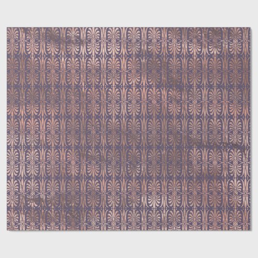 Glamour Rose Golden FoxTown Factory Stores Geschenkpapier (Flach)