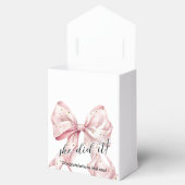 Glamour Rosegold Bow Abschluss Geschenkschachtel (Geöffnet)